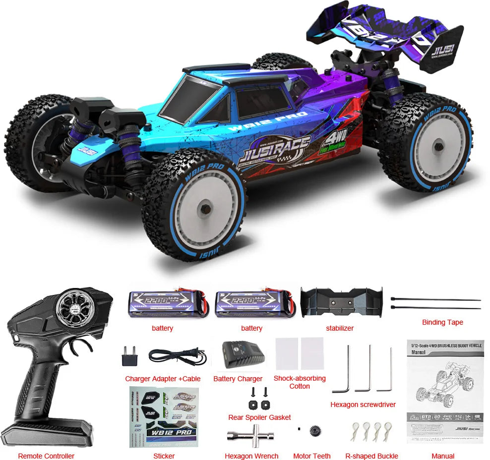 JIUSI WB12 PRO Brushless 4WD High Speed Off-Road RC Car