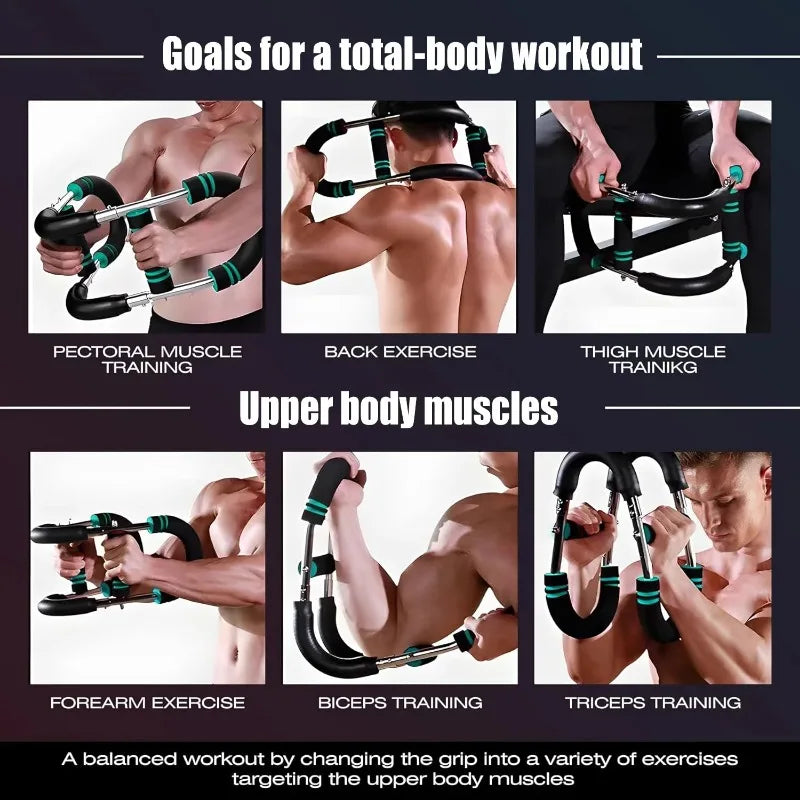 Adjustable U Shaped Chest Expander Strength Training Workout Equipment