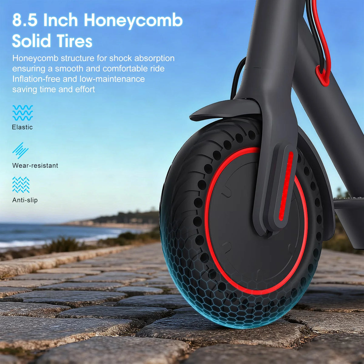 OBX Foldable Electric Scooter 350W Motor With 16 Mile Range