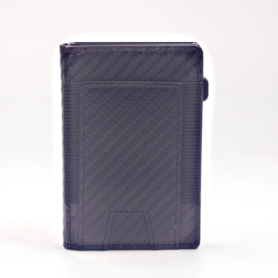 Slim Aluminum RFID Blocking Wallet With Metal Money Clip