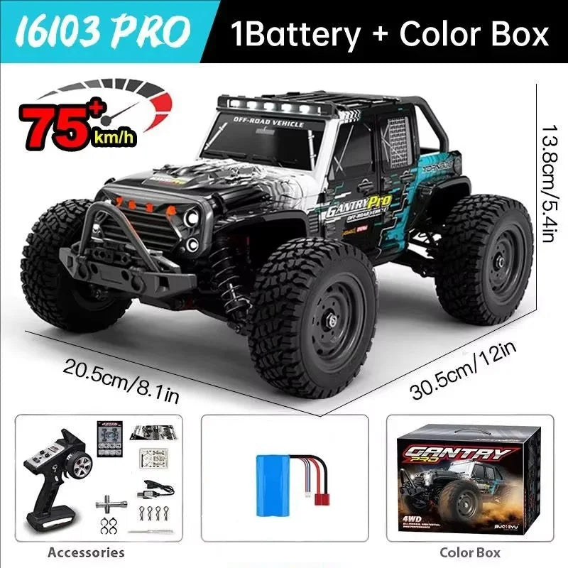 WDSZKMYF Brushless 4WD Off Road Remote Control Car For Kids