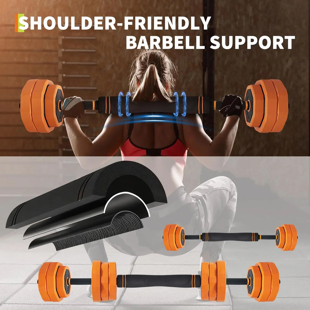 Adjustable Multi Function Home Gym Dumbbell Workout Set
