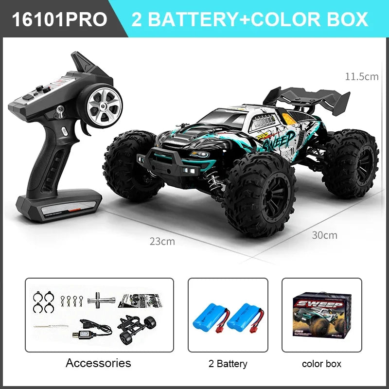 WDSZKMYF Brushless 4WD Off Road Remote Control Car For Kids