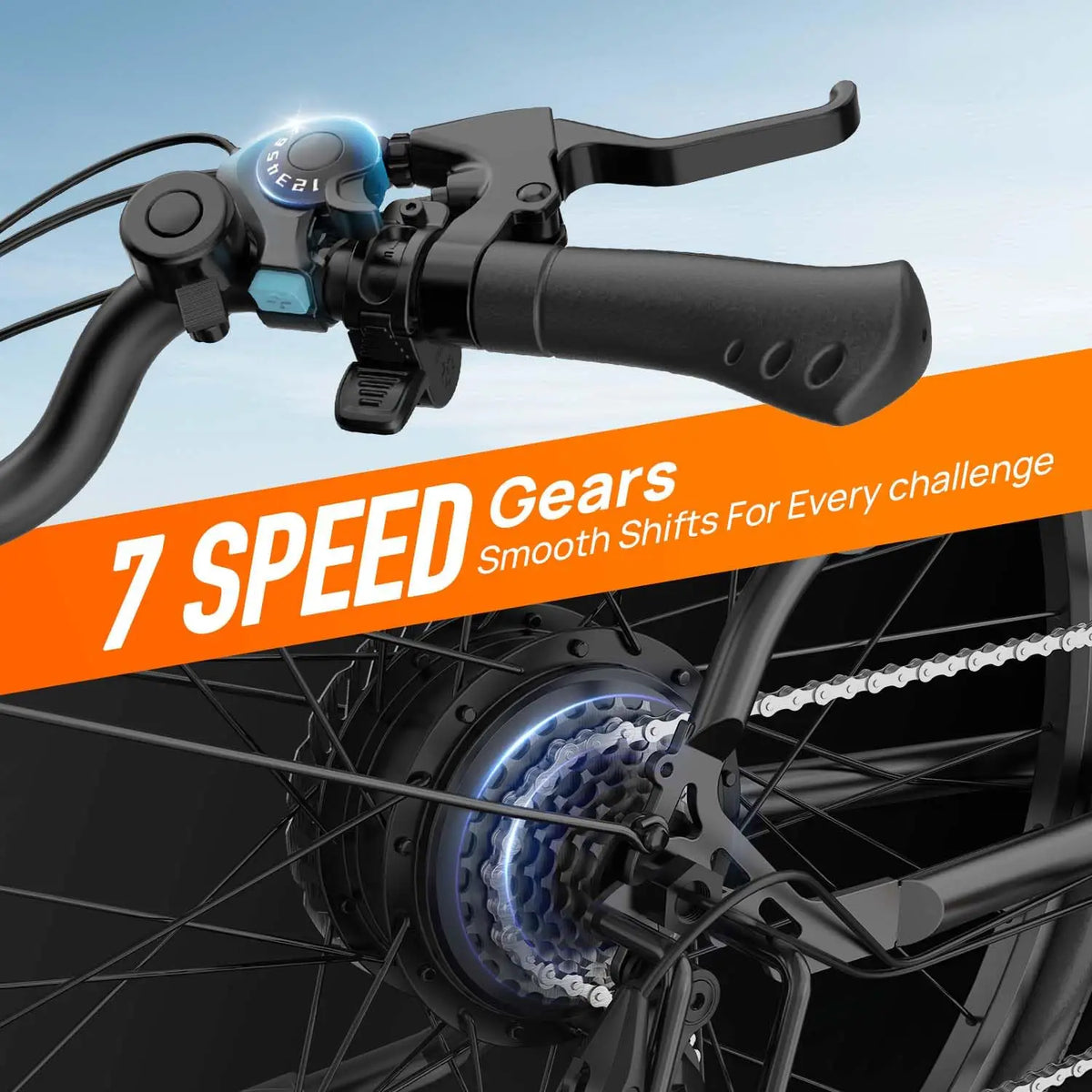 URLIFE E26 Electric Commuter Bike With Removable Battery