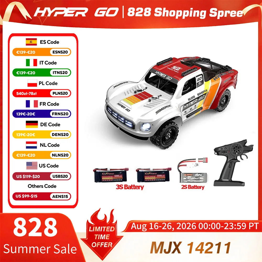 Jyscend Hyper Go Brushless 4WD RC Car With Gyroscope
