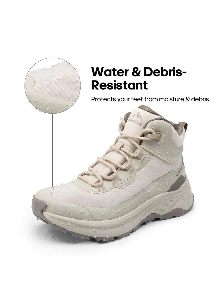 Womens Waterproof Lightweight Hiking Boots With Slip Resistant Comfort
