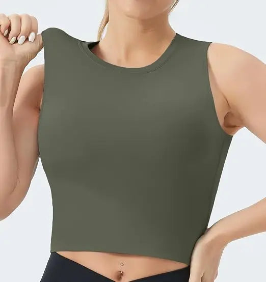The Gym People Women Sleeveless Sports Bra With Removable Pads