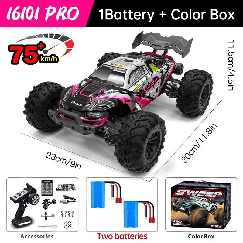 WLtoys 16101 Pro High Speed 4WD Remote Control Monster Truck