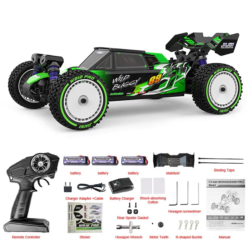 JIUSI WB12 PRO Brushless 4WD High Speed Off-Road RC Car