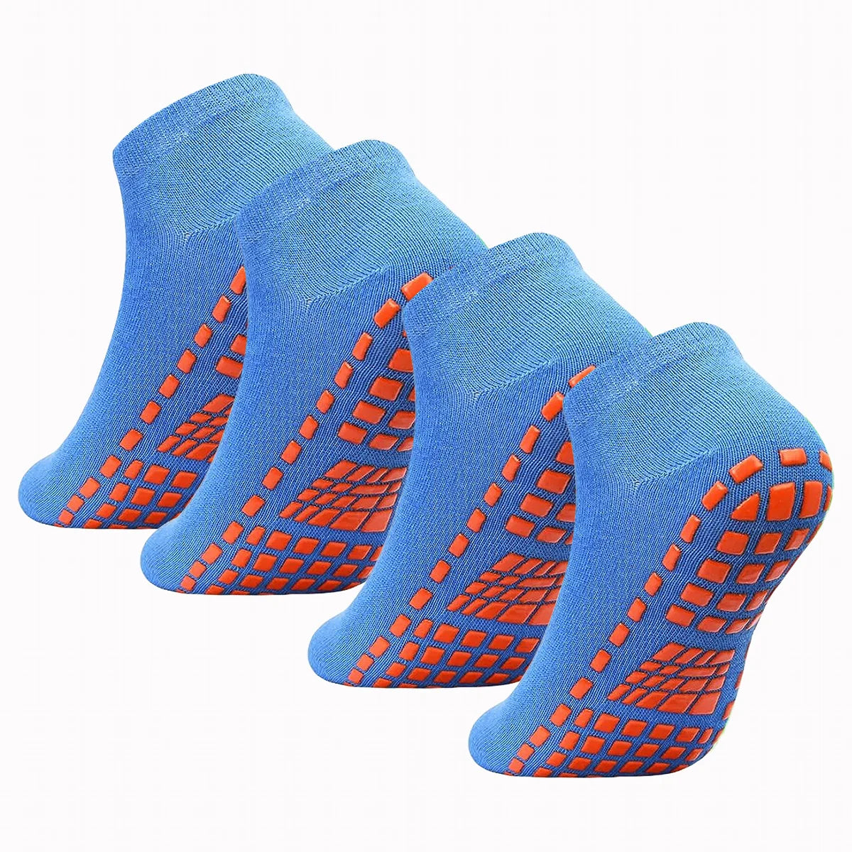 Unisex Silicone Non Slip Grip Trampoline Socks For Yoga Sports