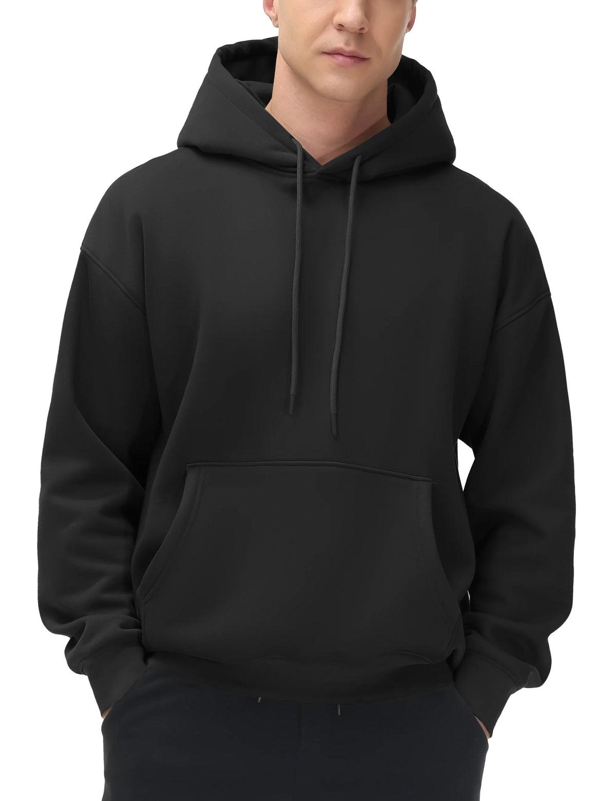 THE GYM PEOPLE Men's Loose Fit Pullover Hoodie Soft Lightweight Hooded Sweatshirt with Pockets