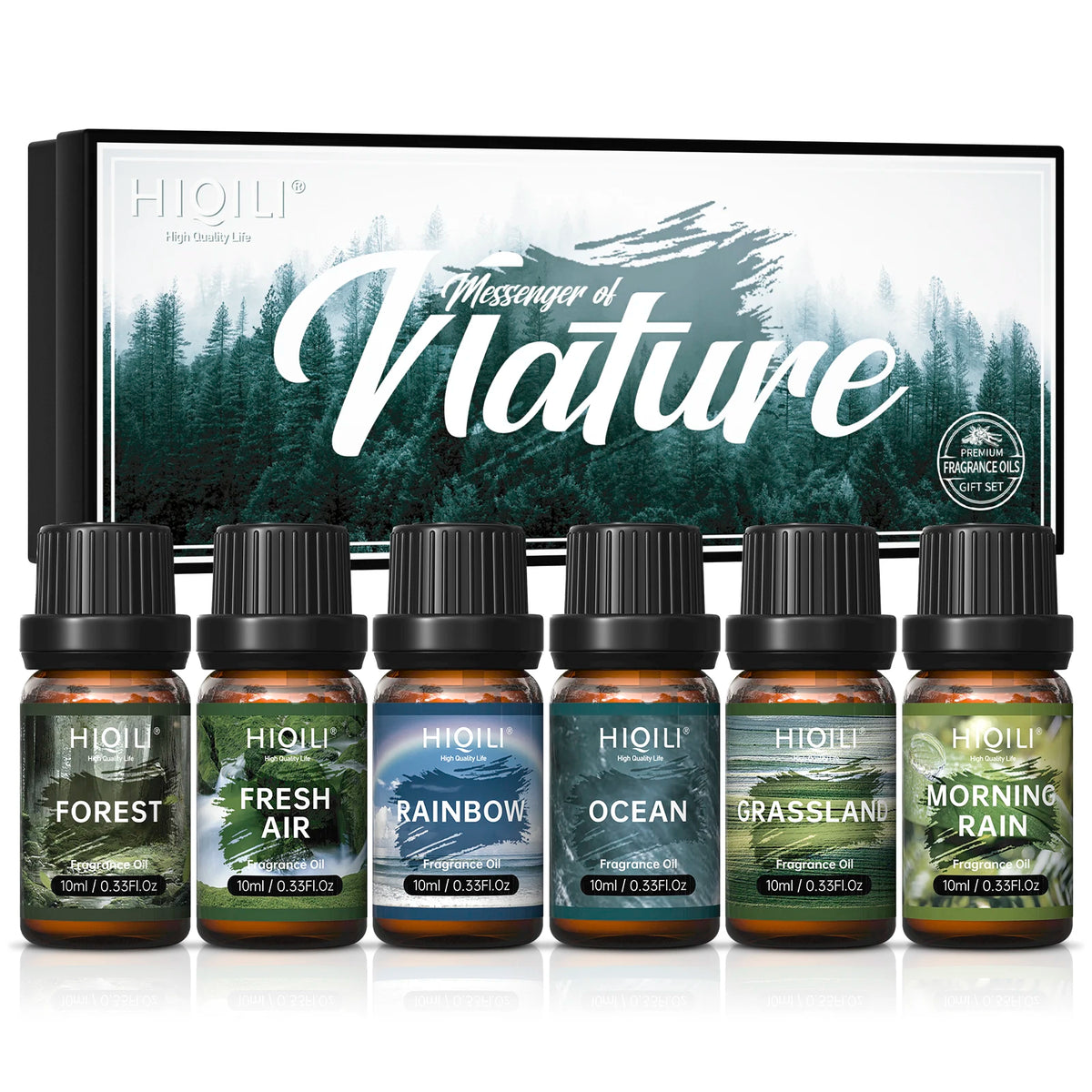 HIQILI Pure Fragrance Oil Set For Aromatherapy And DIY Crafts