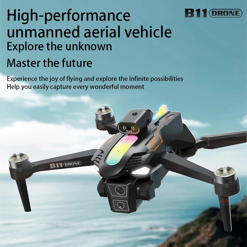 B11 Pro WiFi FPV Foldable Drone Dual Camera Altitude Hold