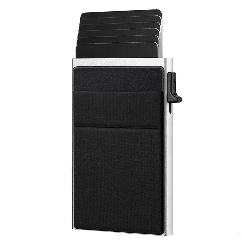 Smart Rfid Metal Pop Up Credit Card Holder Wallet Case