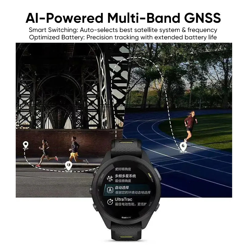Garmin Forerunner 265 GPS Smartwatch With Integrated Heart Rate Tracking