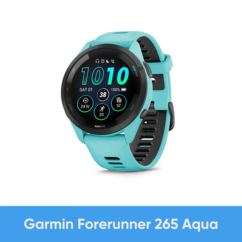 Garmin Forerunner 265 GPS Smartwatch With Integrated Heart Rate Tracking