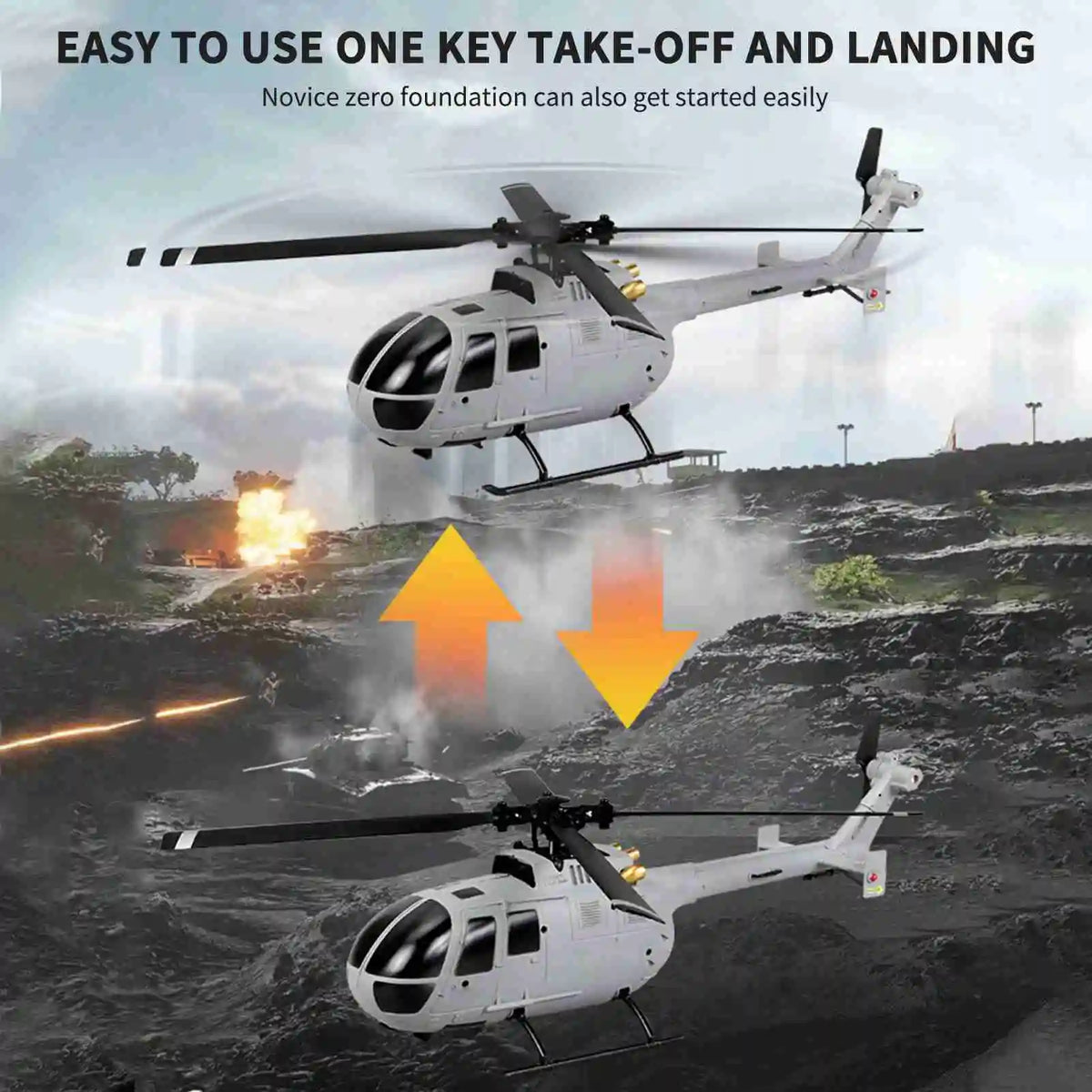 WLtoys RC Helicopter Six Axis Gyro Stabilization With Altitude Hold