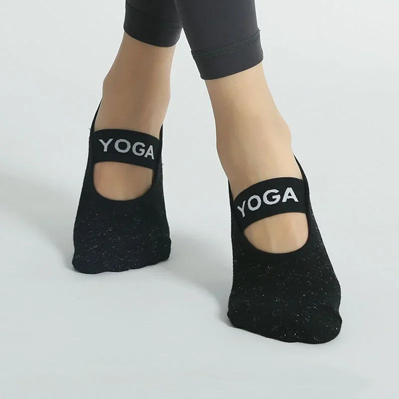 Yoga Socks Women Cotton Dot Silicone Non-slip Grip Pilates No-Show Socks
