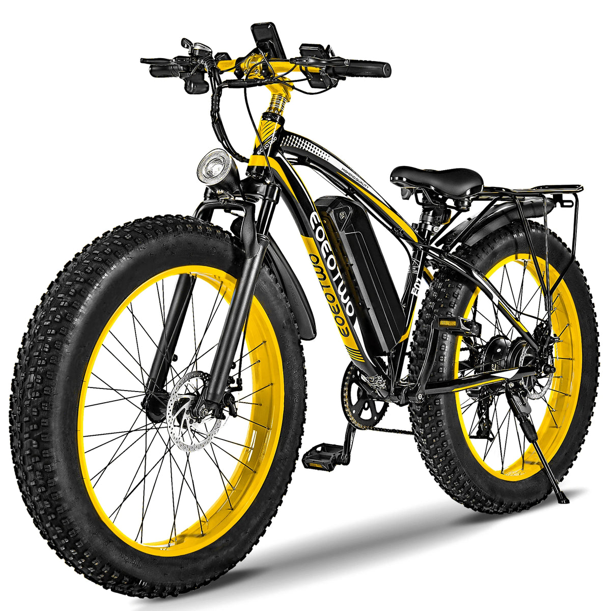 Eoeotwo 1000W Electric Bike 48V 15Ah Battery 34Mph 60Mi Range