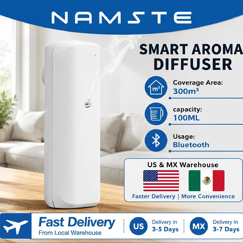NAMSTE Bluetooth Aromatic Oil Diffuser for Home Fragrance