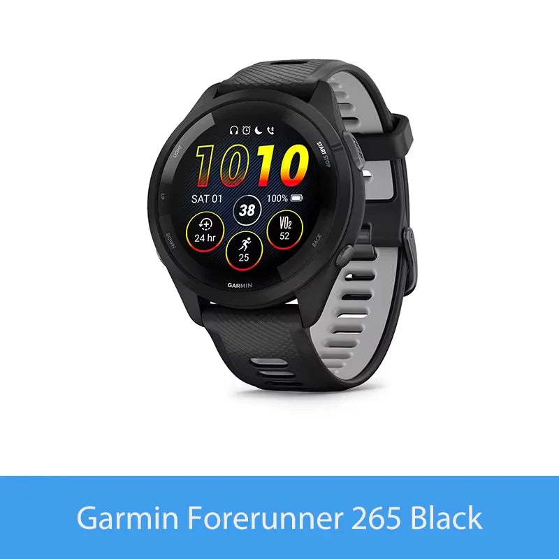 Garmin Forerunner 265 GPS Smartwatch With Integrated Heart Rate Tracking