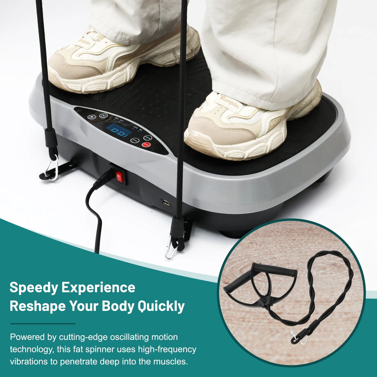 Professional Whole Body Vibration Fitness Exercise Platform