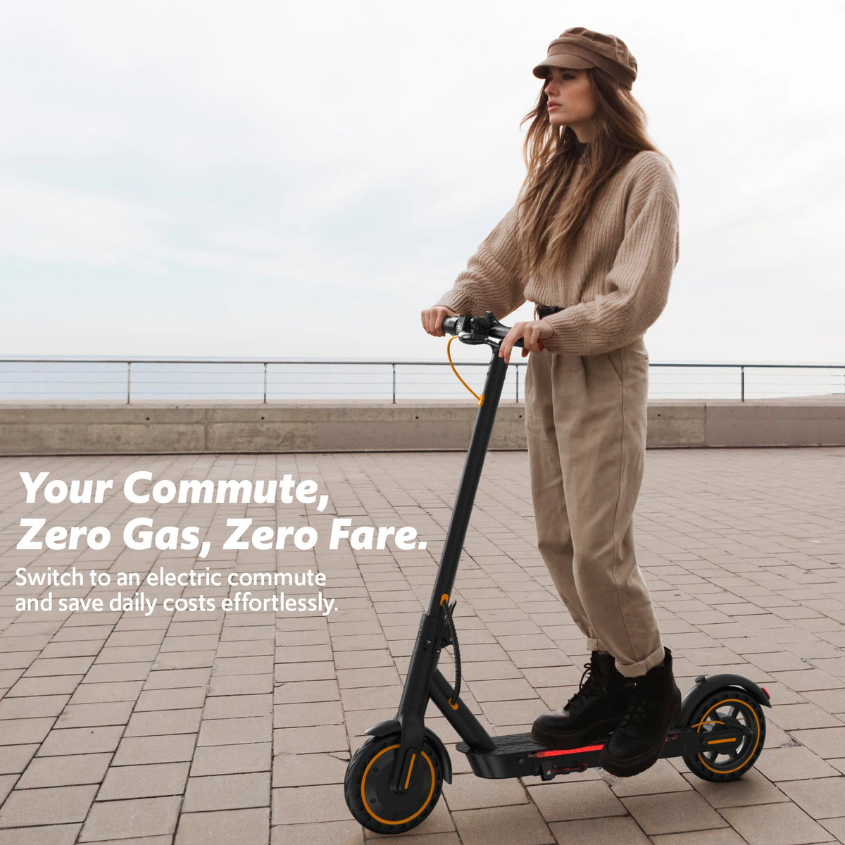 Osboo Foldable Electric Scooter With App Control And Lighting