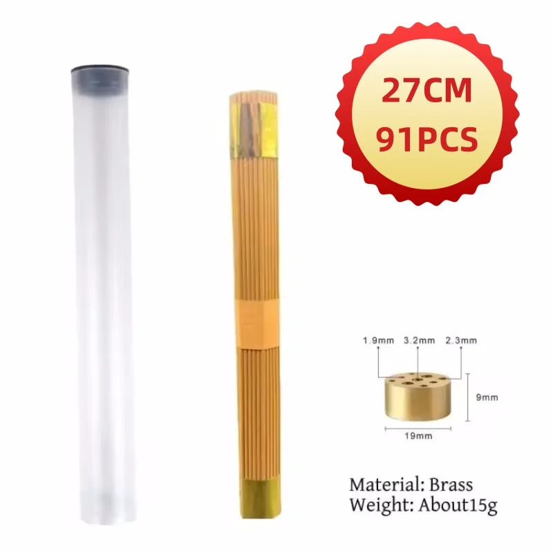 Natural Sandalwood Incense Sticks With Holder For Prayer