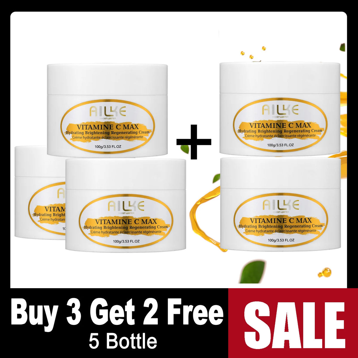 AILKE Vitamin C Brightening Body Cream For Even Skin Tone