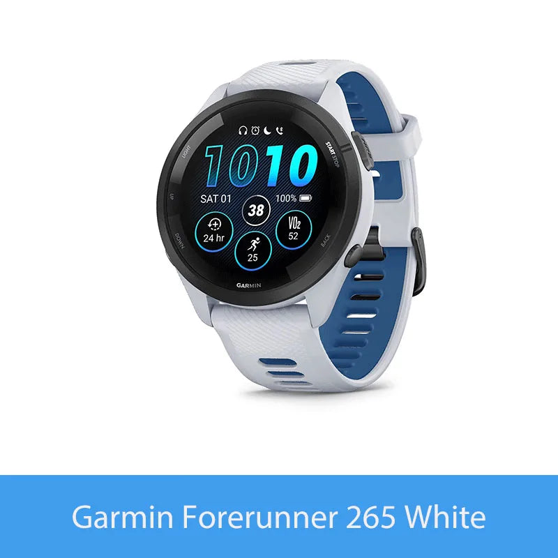 Garmin Forerunner 265 GPS Smartwatch With Integrated Heart Rate Tracking