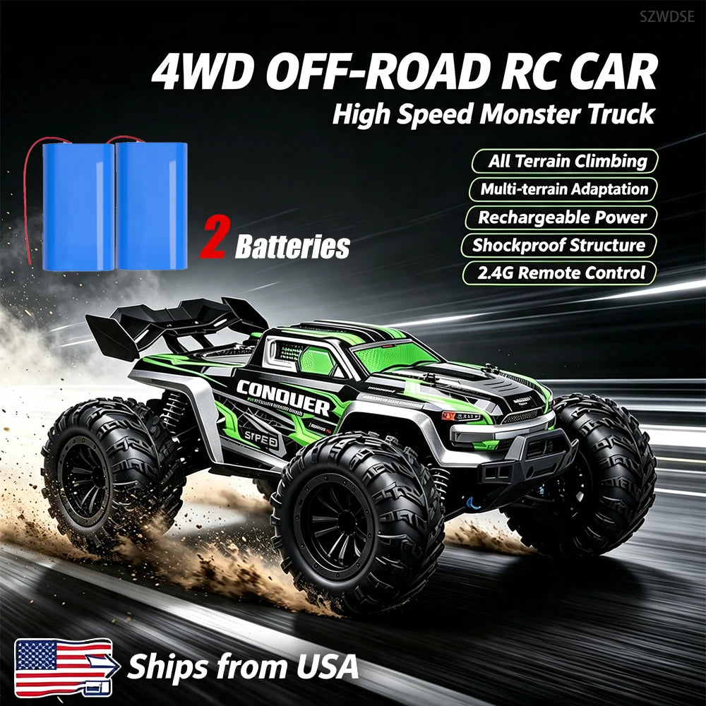 WLtoys High Speed 4WD Off Road Monster Truck RC Car