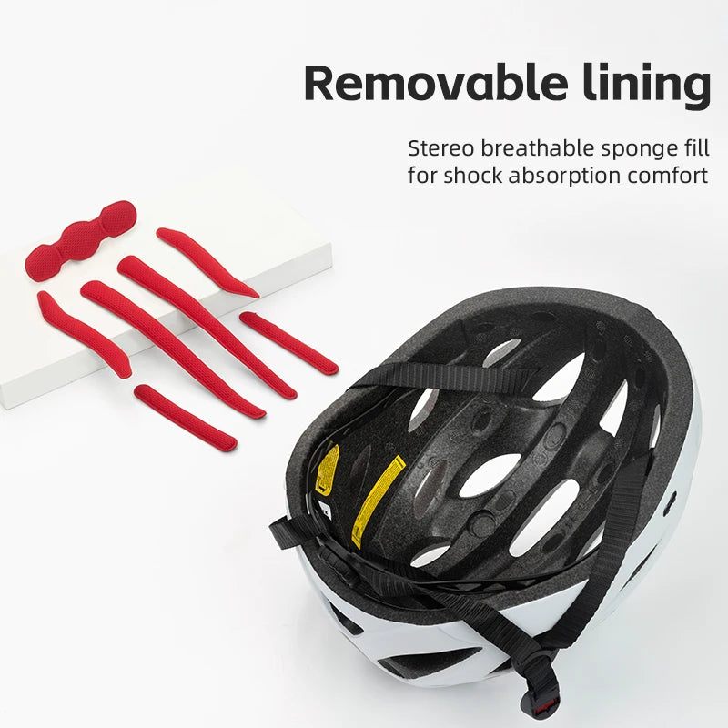 Rockbros Lightweight Cycling Helmet With Goggles For Riding