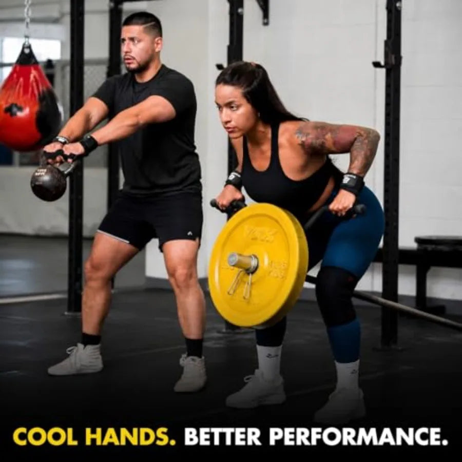 Ventilated Weight Lifting Gloves With Built-in Wrist Wraps For Gym