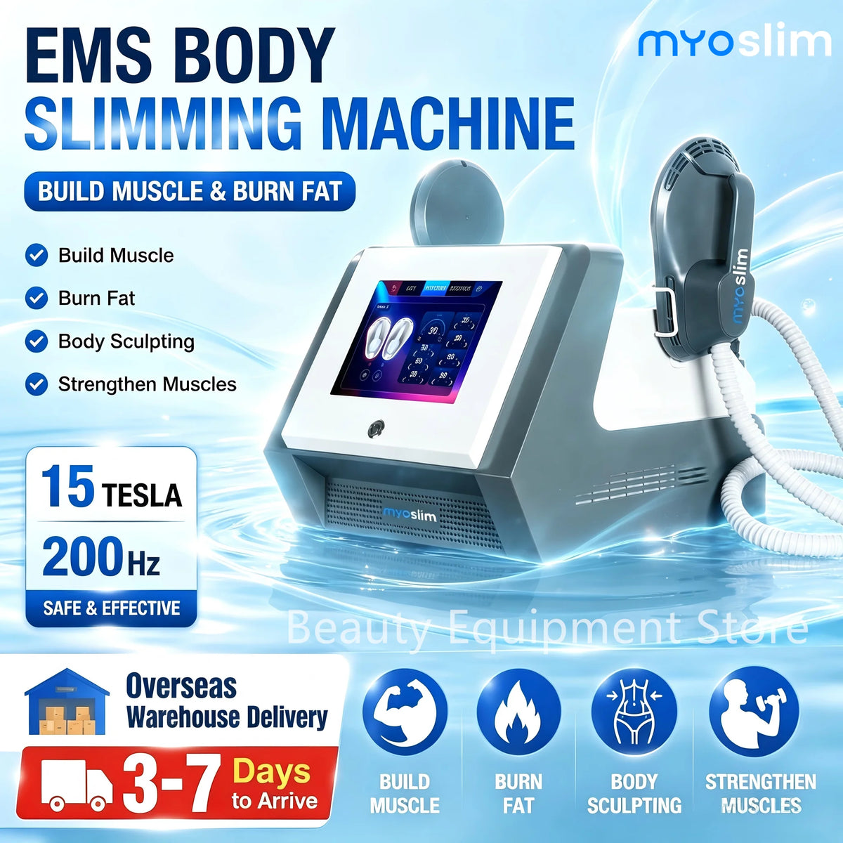 Emszero Ems Rf Body Sculpting Machine For Fat Reduction