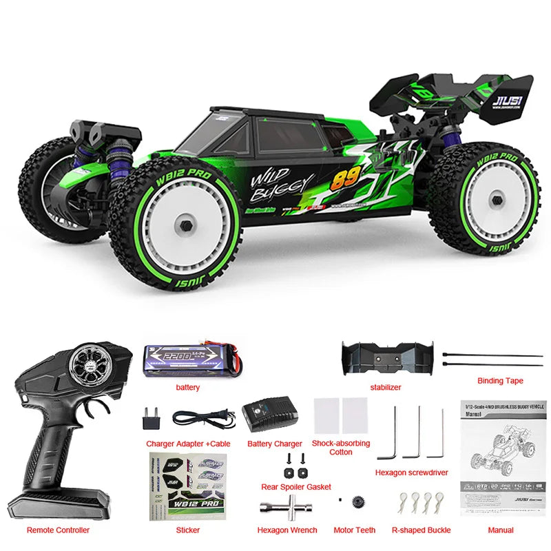 JIUSI WB12 PRO Brushless 4WD High Speed Off-Road RC Car