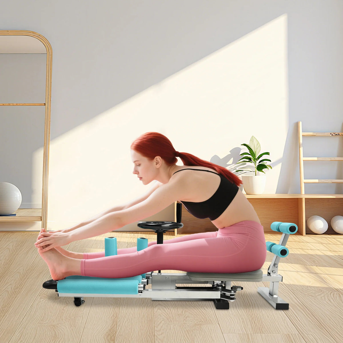 Adjustable Leg Stretcher Machine For Home Gym Flexibility Training