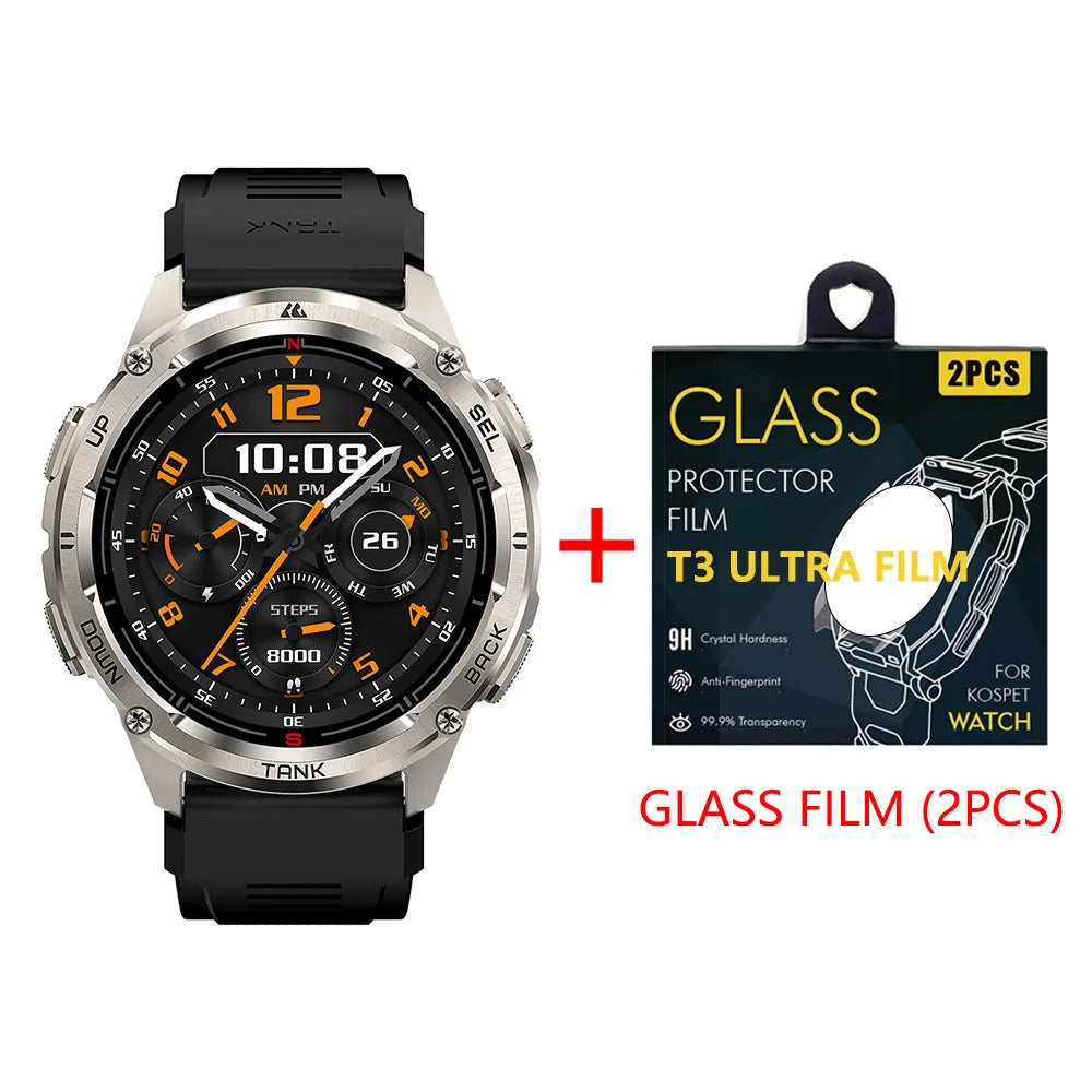 KOSPET TANK T3 Ultra GPS Smart Watch With Bluetooth Calling