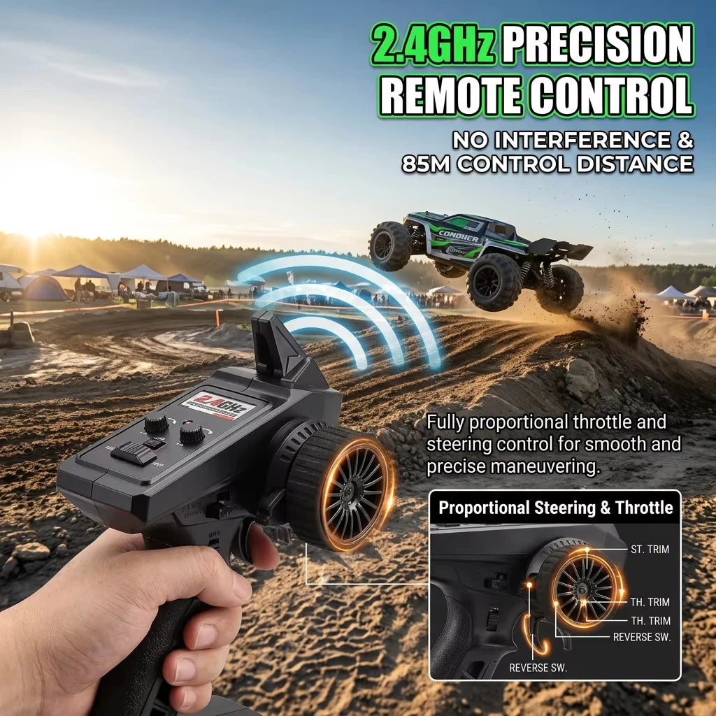 WLtoys High Speed 4WD Off Road Monster Truck RC Car
