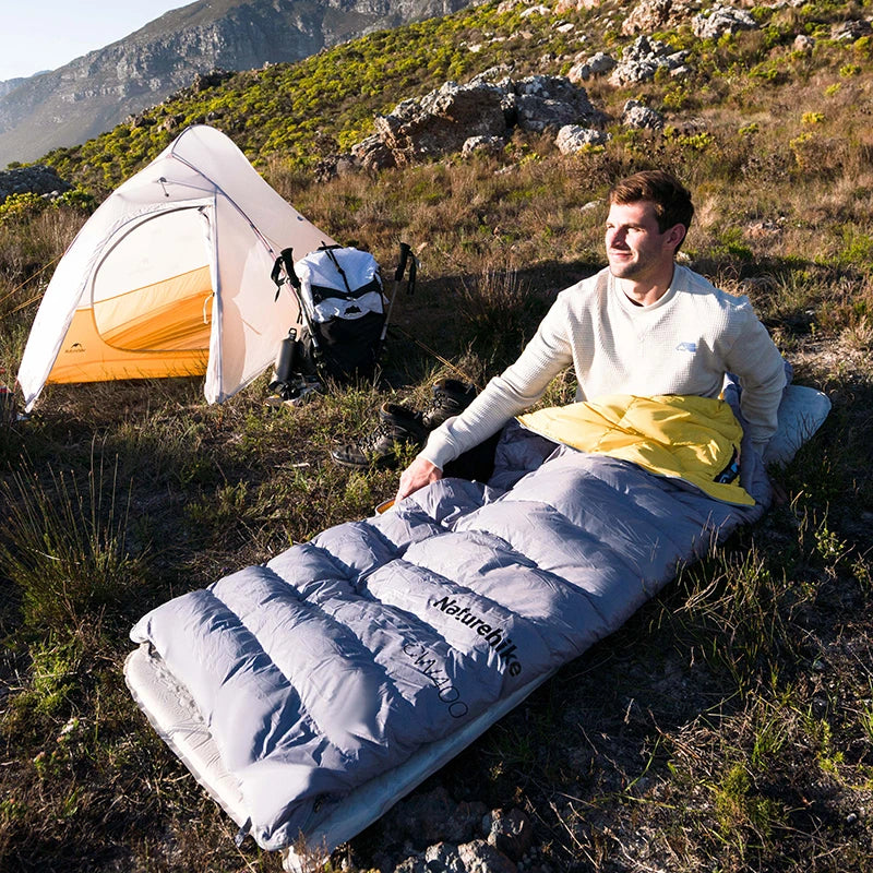 Naturehike Four Season Ultralight Duck Down Sleeping Bag For Camping