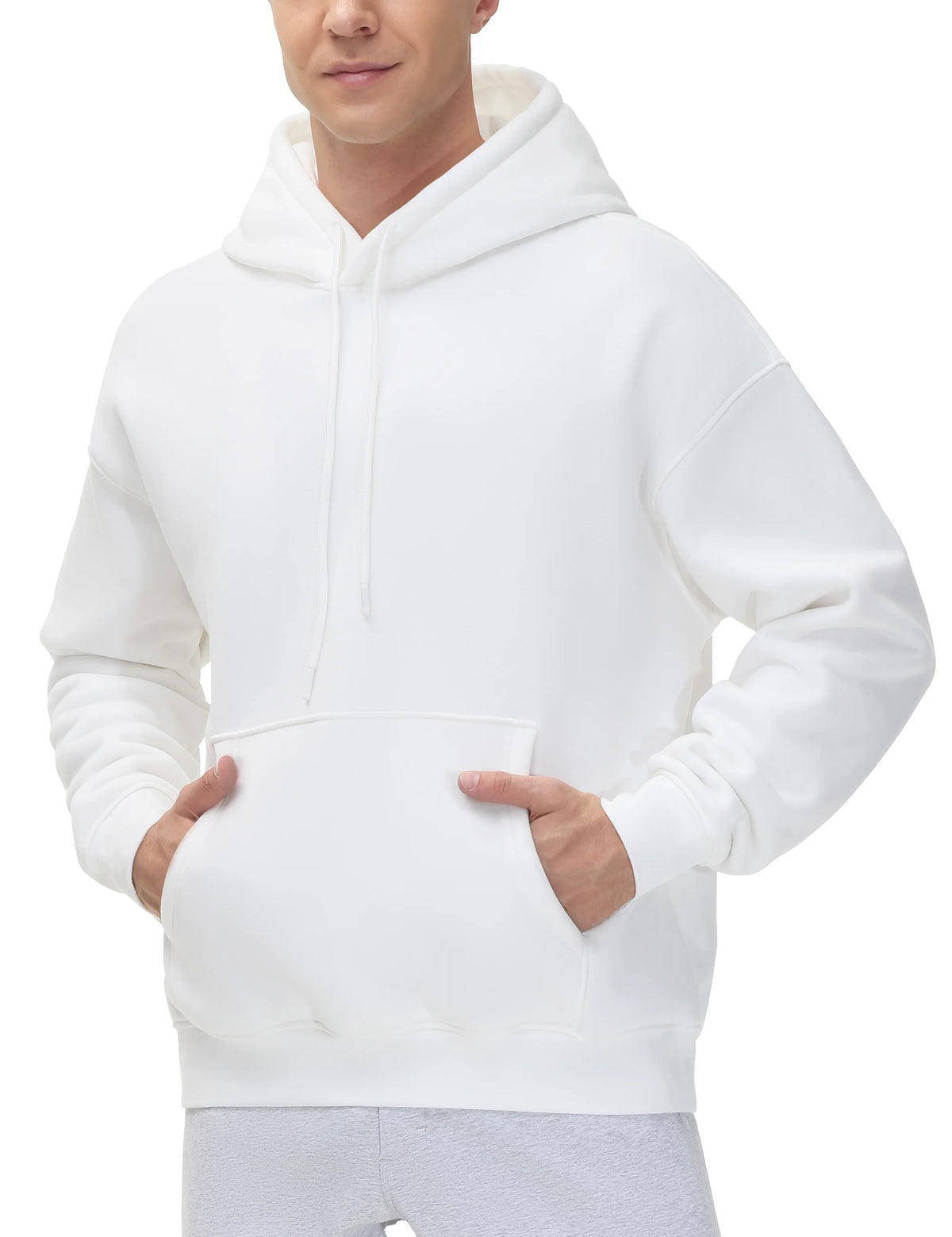 THE GYM PEOPLE Men's Loose Fit Pullover Hoodie Soft Lightweight Hooded Sweatshirt with Pockets