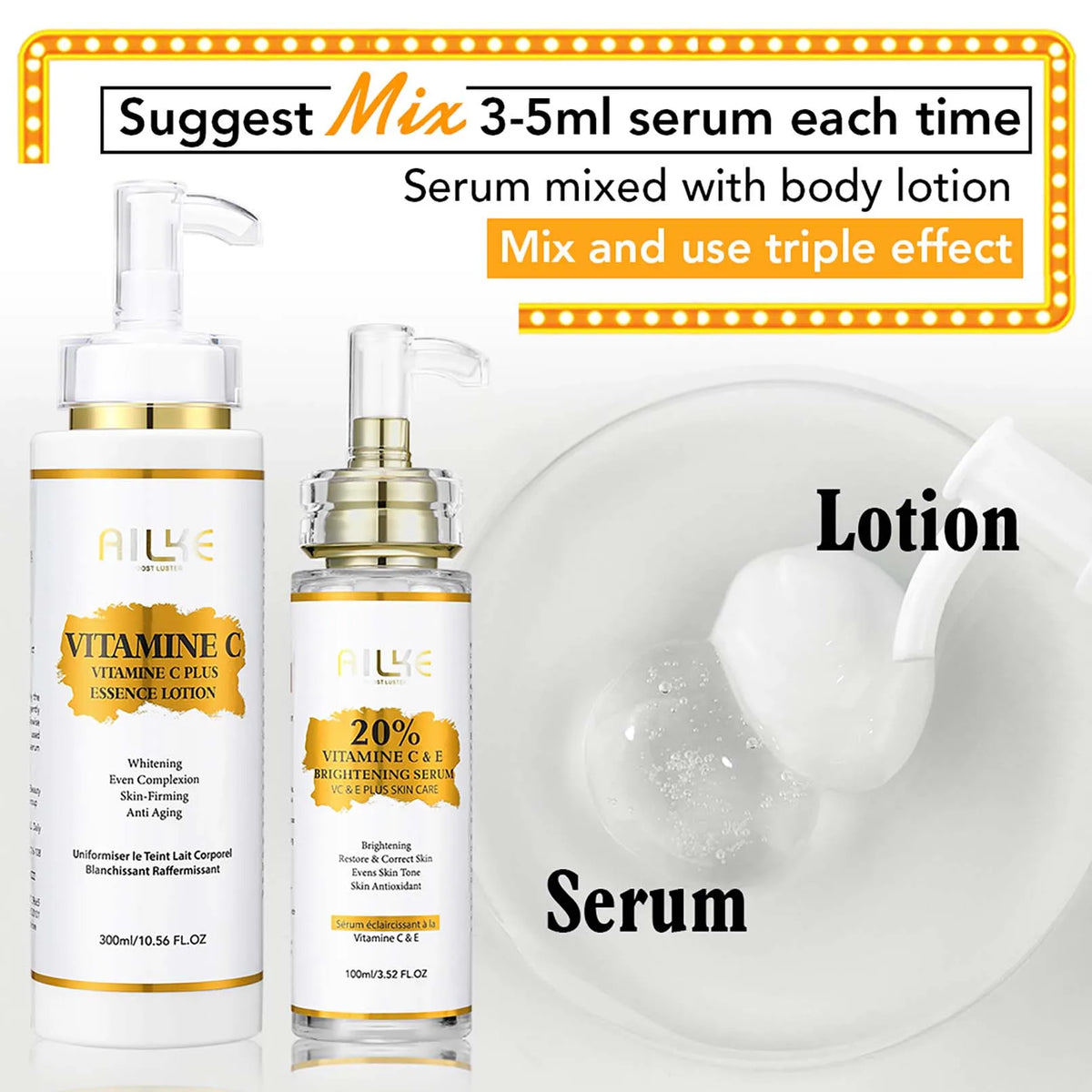 AILKE Vitamin C Brightening Body Cream For Even Skin Tone