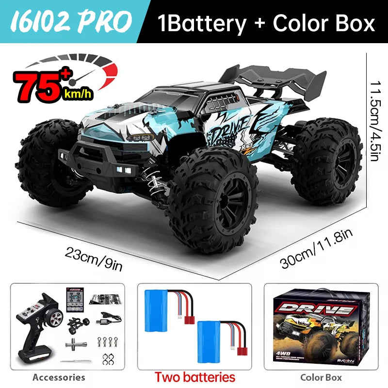 WLtoys 16101 Pro High Speed 4WD Remote Control Monster Truck