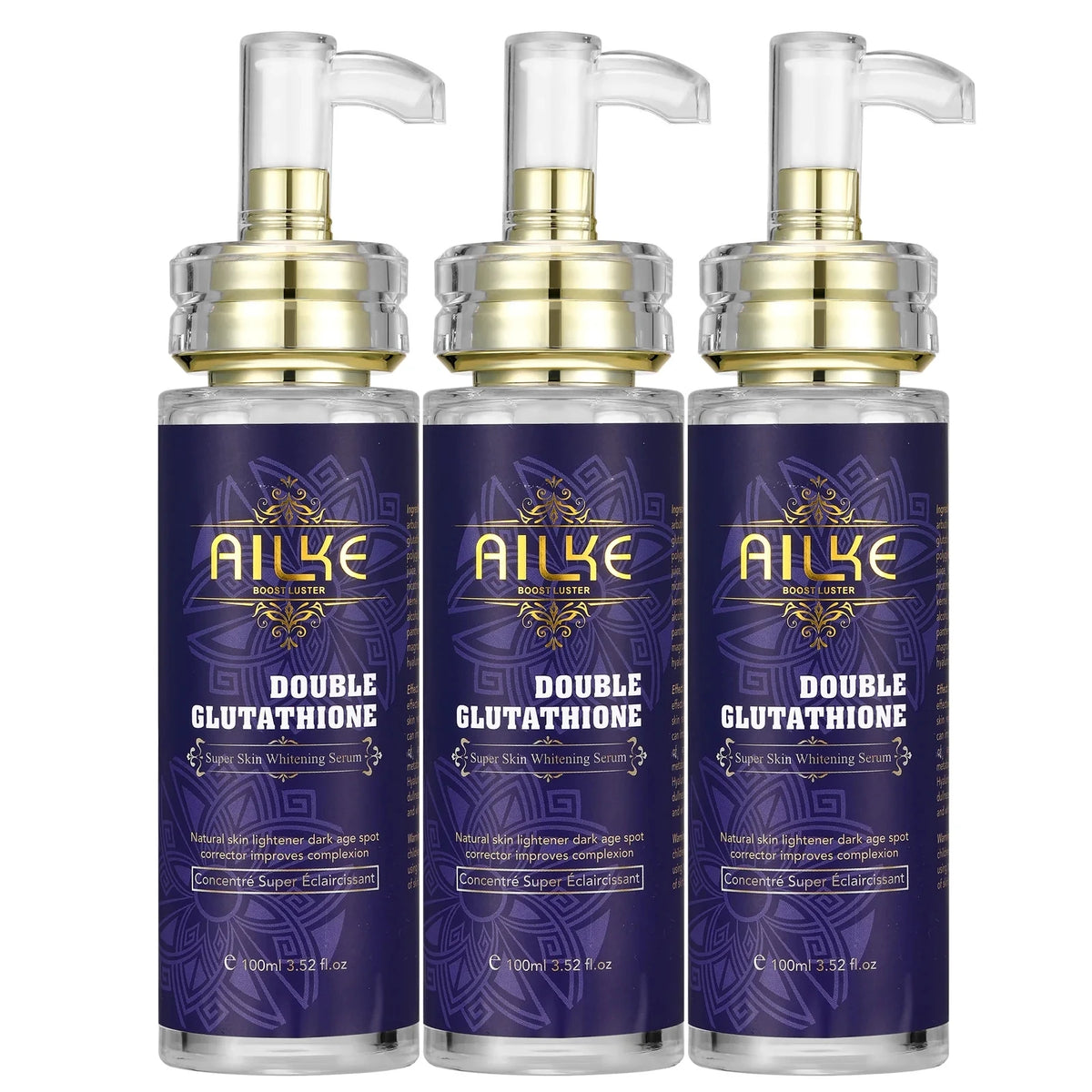 AILKE Glutathione Skin Care Set With Brightening Soap And Cream