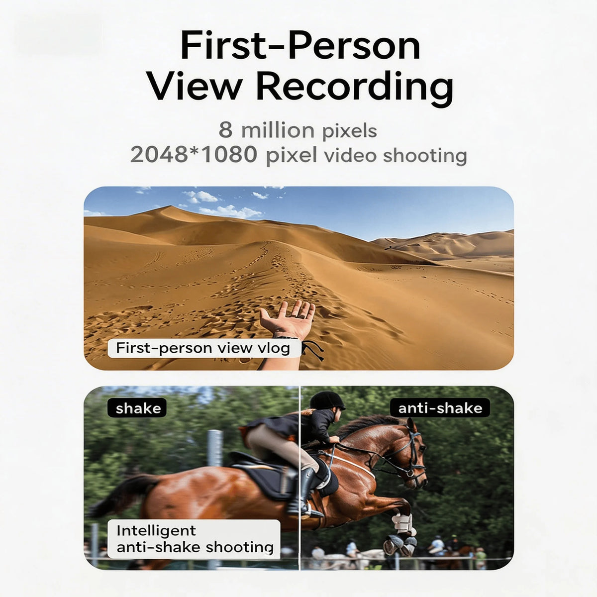 W&O AI Camera Glasses With Real Time Translation And Open Ear