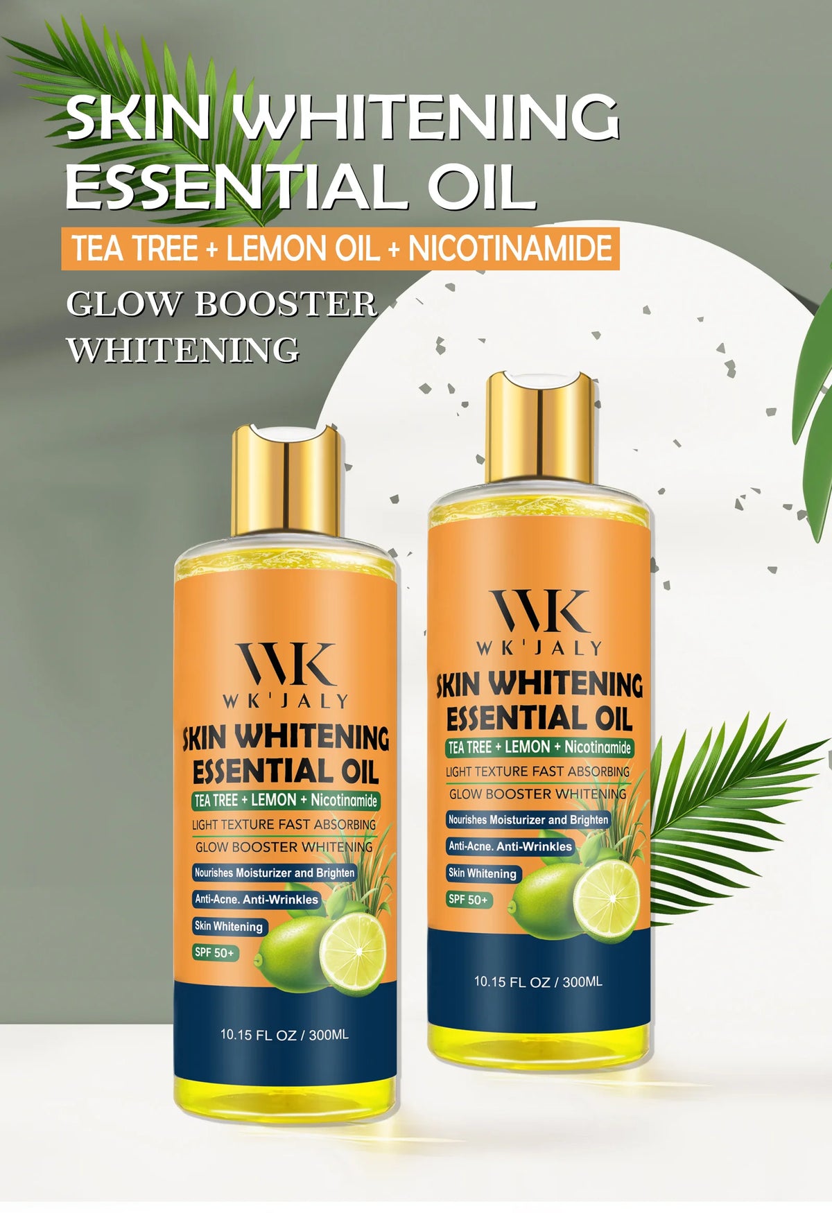 WK JALY Moisturizing Body Oil For Smooth, Radiant Looking Skin