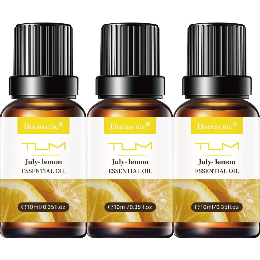 Lavender Lemon Rose Essential Oil Set for Diffusers and Gifts