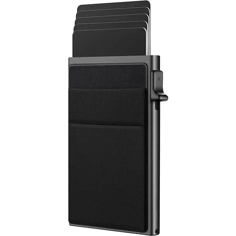 Smart Rfid Metal Pop Up Credit Card Holder Wallet Case