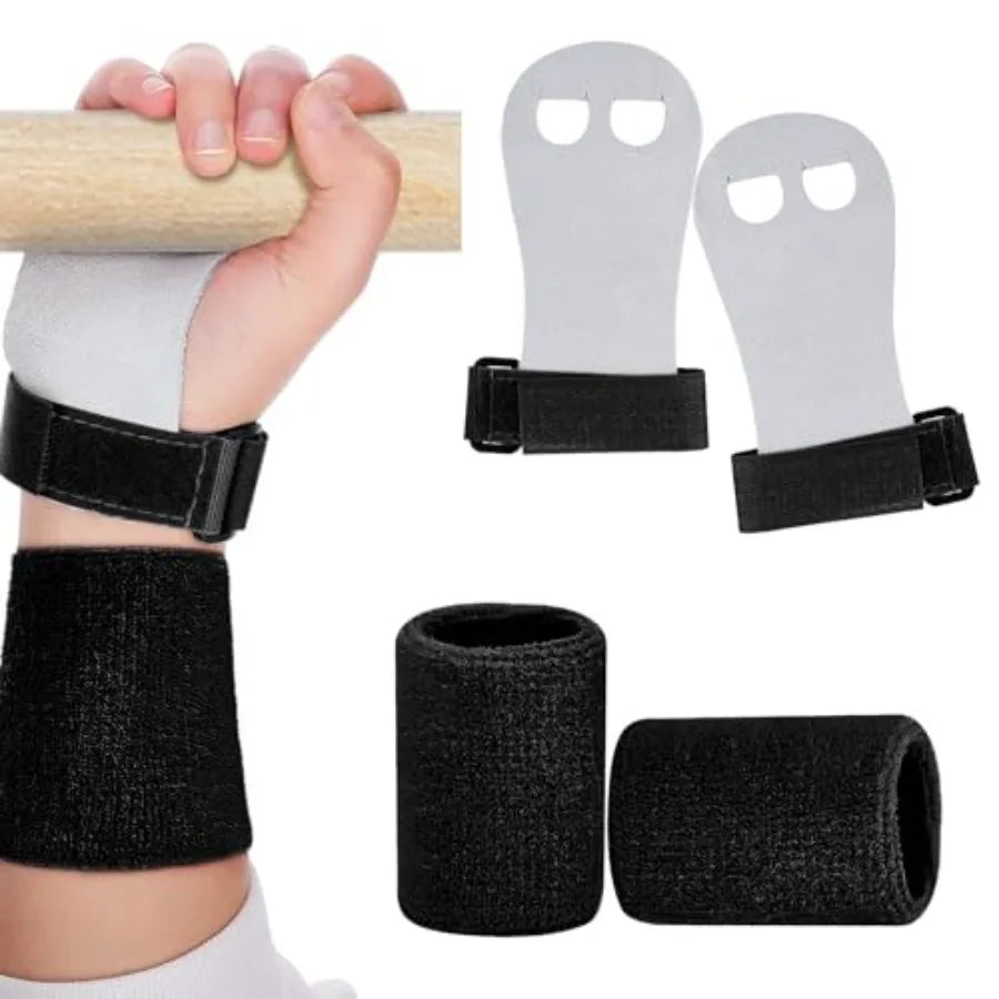 Gymnastics Hand Grips With Wrist Support And Palm Protection