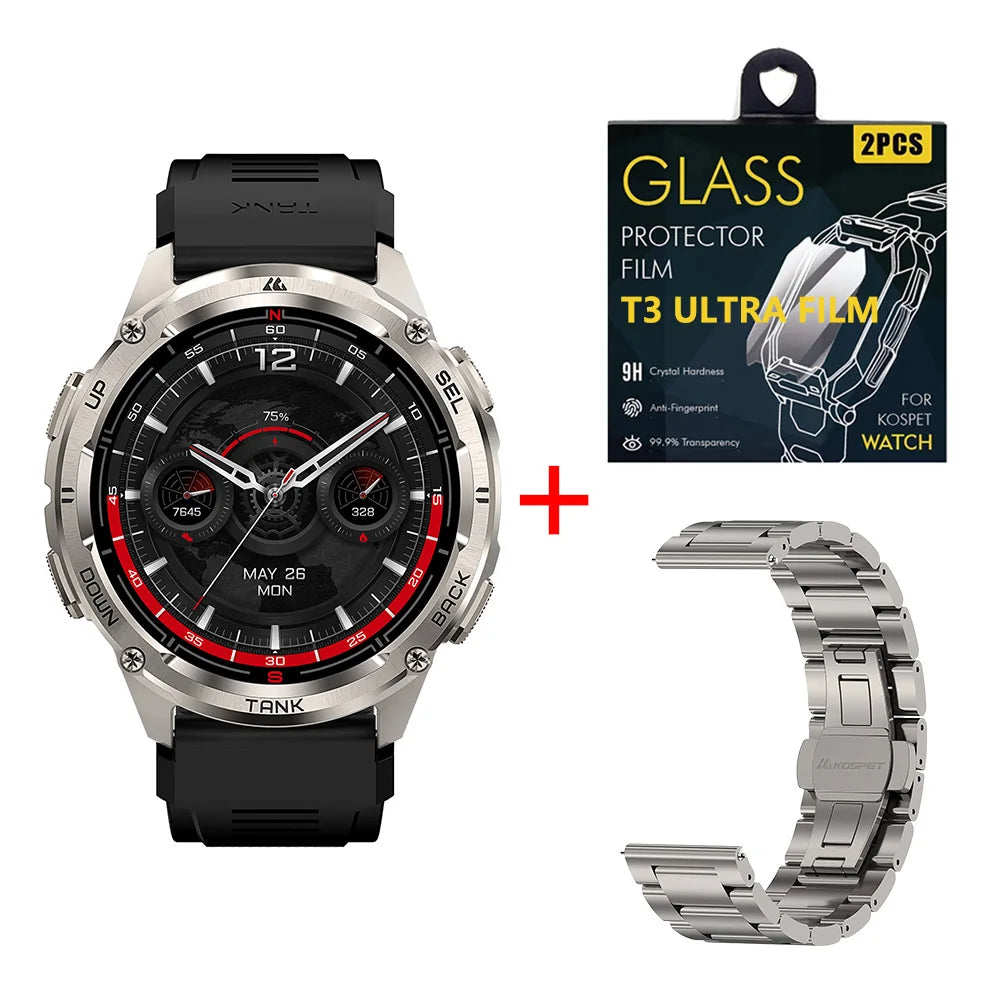 KOSPET TANK T3 Ultra GPS Smart Watch With Bluetooth Calling