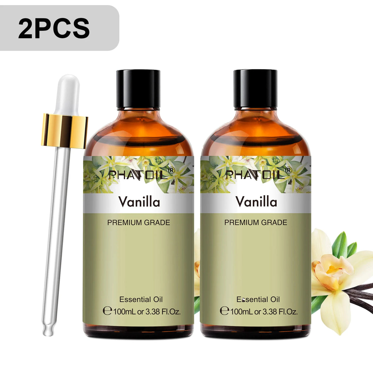 Phatoil Premium Aromatherapy Essential Oil Set For Diffuser Use